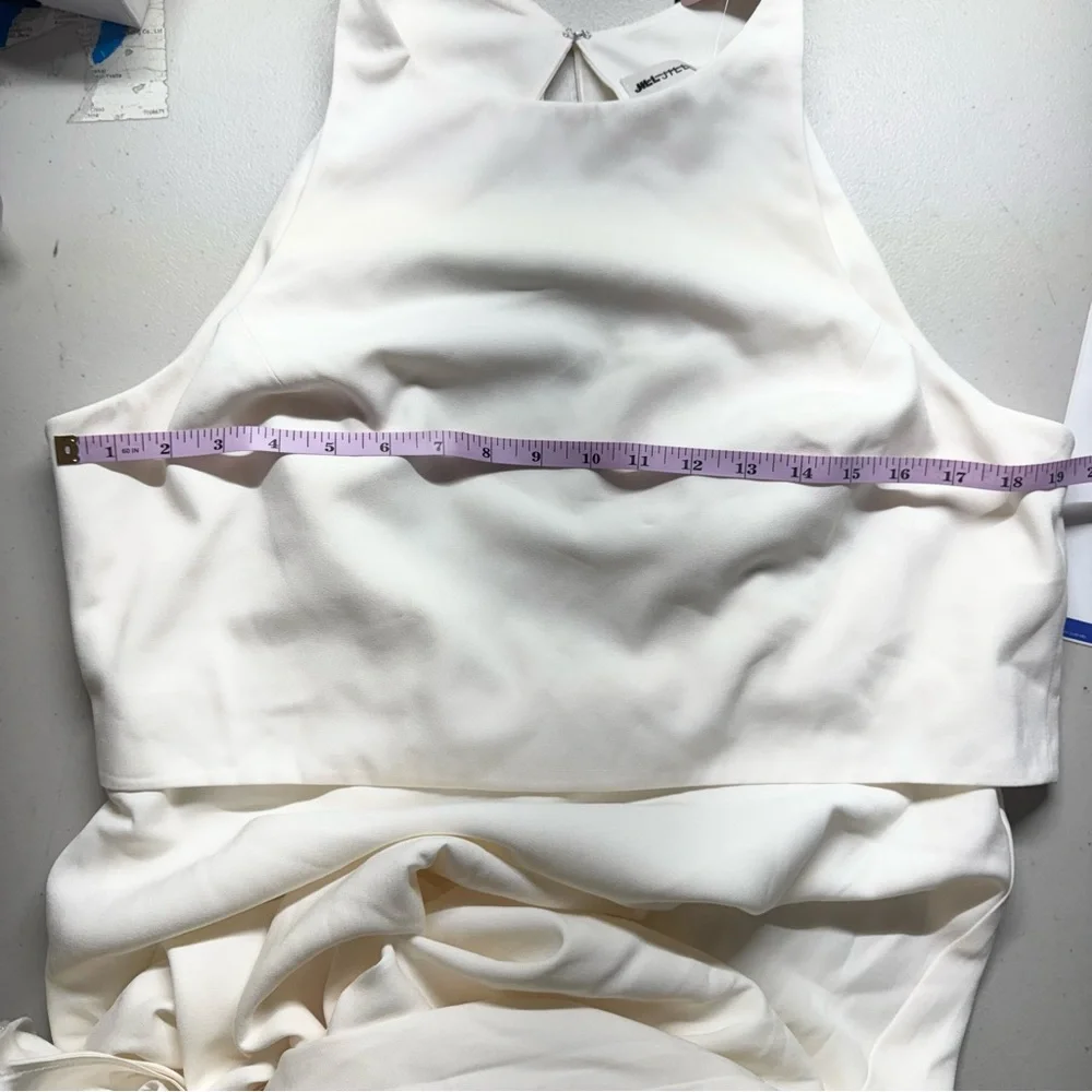 NWT Anthropologie BHLDN Jill Stuart Iva Crepe Maxi Dress Wedding Bridal 14 - Picture 16 of 17